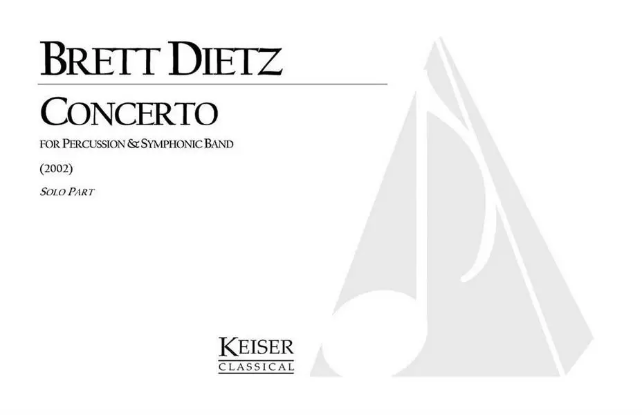 Brett William Dietz, Concerto for Percussion and Symphonic Band Direktkauf
