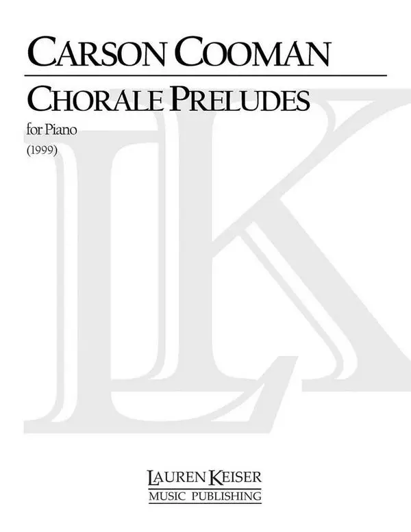 Carson Cooman, Chorale Preludes Versand Am Gleichen Tag