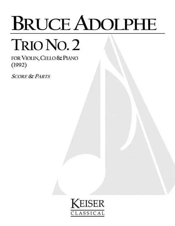 Bruce Adolphe, Piano Trio No. 2 Versand Am Gleichen Tag