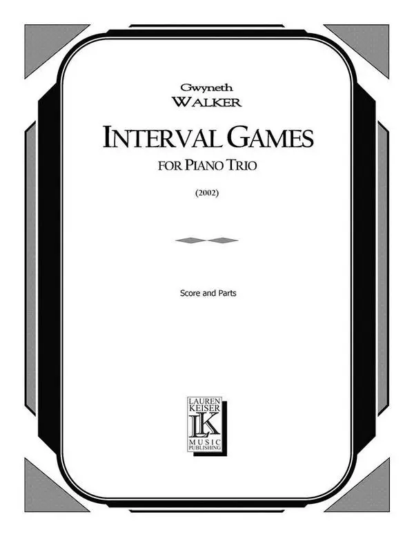 Direkt Vom Hersteller Gwyneth Walker, Interval Games