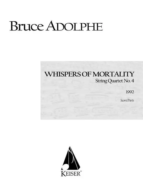 Bruce Adolphe, Whispers of Mortality Rabatt
