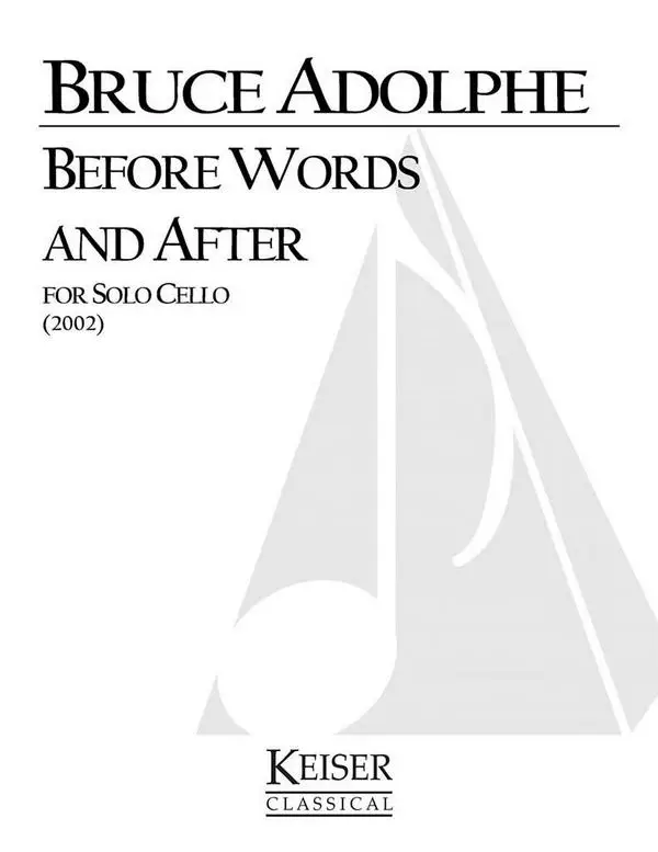 Bruce Adolphe, Before Words and After Wochenendangebot