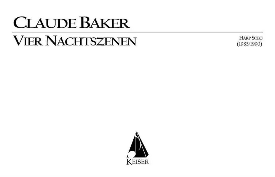 Claude Baker, Vier Nachtszenen Top-Seller