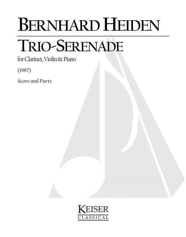 Bernhard Heiden, Trio-Serenade for Clarinet, Violin and Piano Bestseller