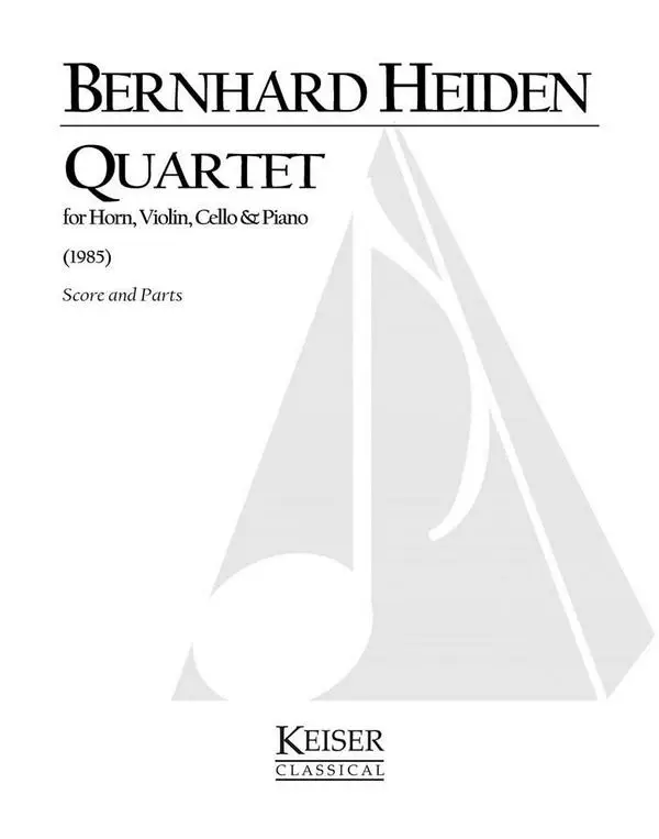 Bernhard Heiden, Quartet for Horn and Piano Trio Kostenloser Versand