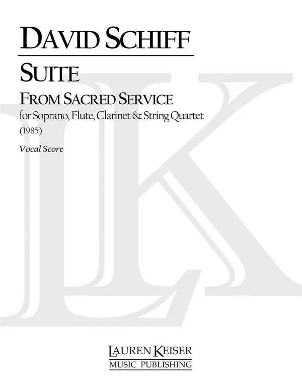 David Schiff, Suite from Sacred Service Kostenloser Rückversand
