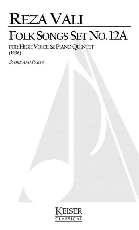 Angebot Reza Vali, Folk Songs: Set No. 12A