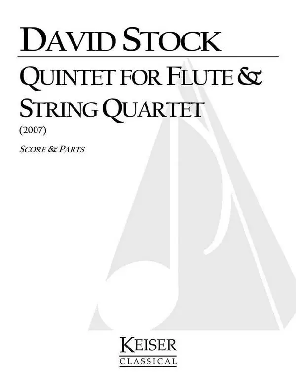 David Stock, Quintet for Flute and String Quartet Jetzt Bestellen