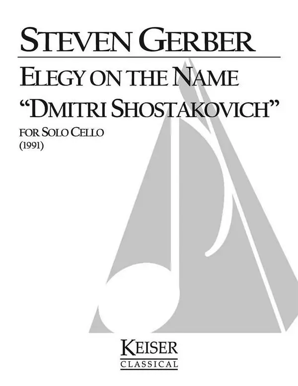Steven R. Gerber, Elegy on the Name Dimitri Shostakovich Preiswert