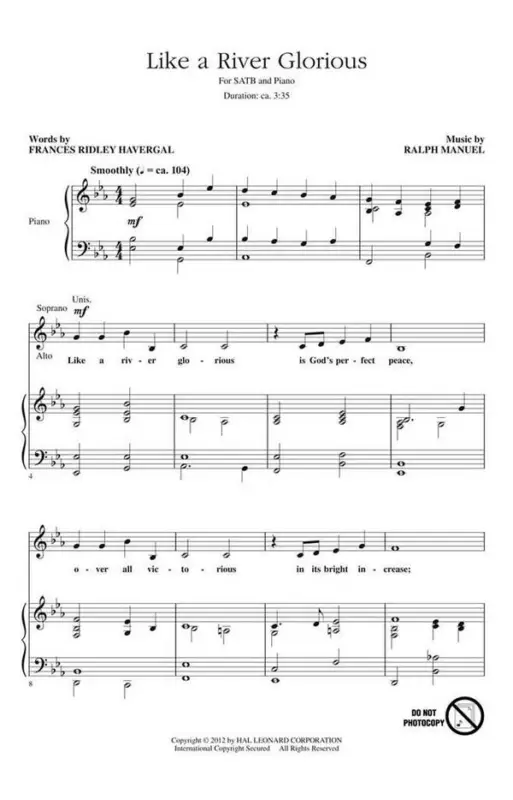 Rabatt Ralph Manuel, Like a River Glorious