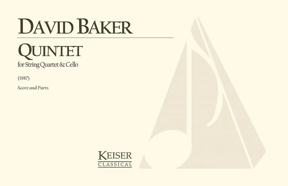David Baker, Quintet for String Quartet and Cello Meistverkauft