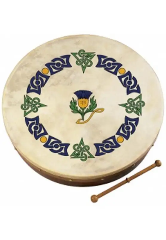 18' Scottish Thistle Bodhran Direkt Vom Hersteller
