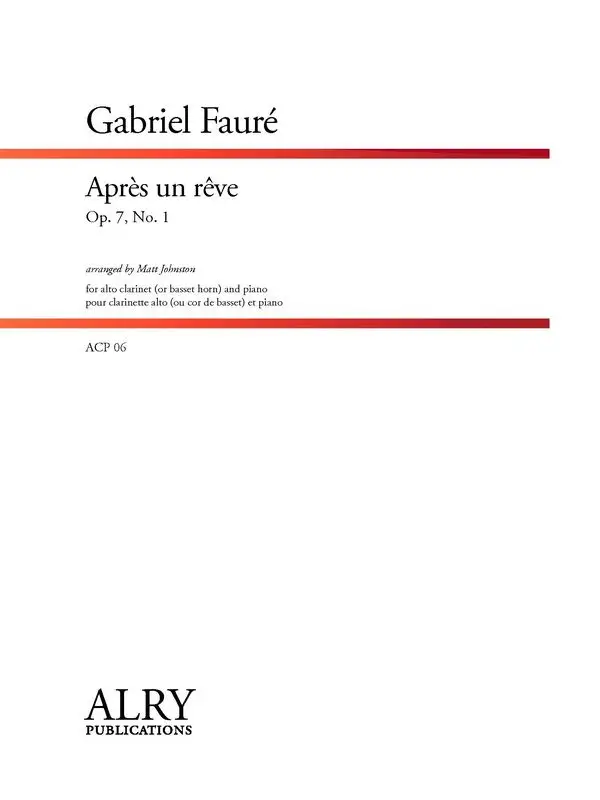 Zertifiziert Gabriel Faure, Apres un Reve
