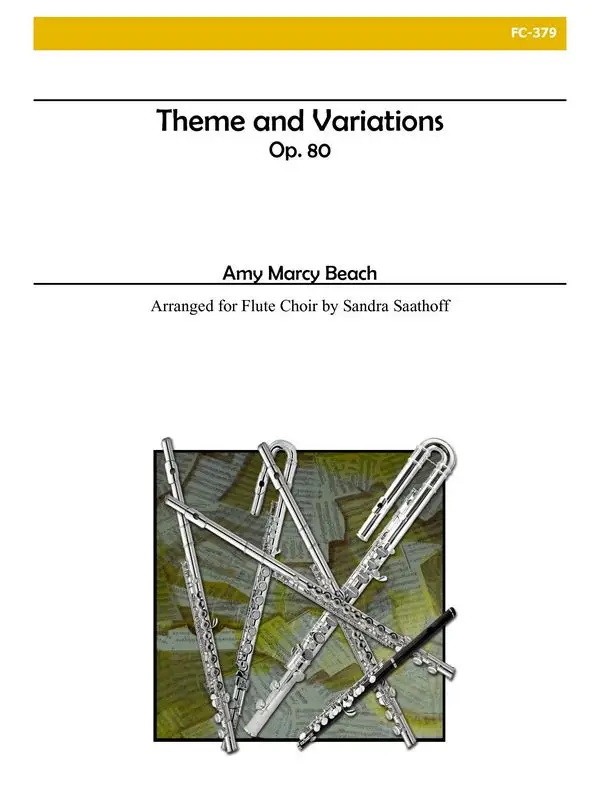 Super-Preis Amy Marcy Beach, Theme and Variations for Flute Choir
