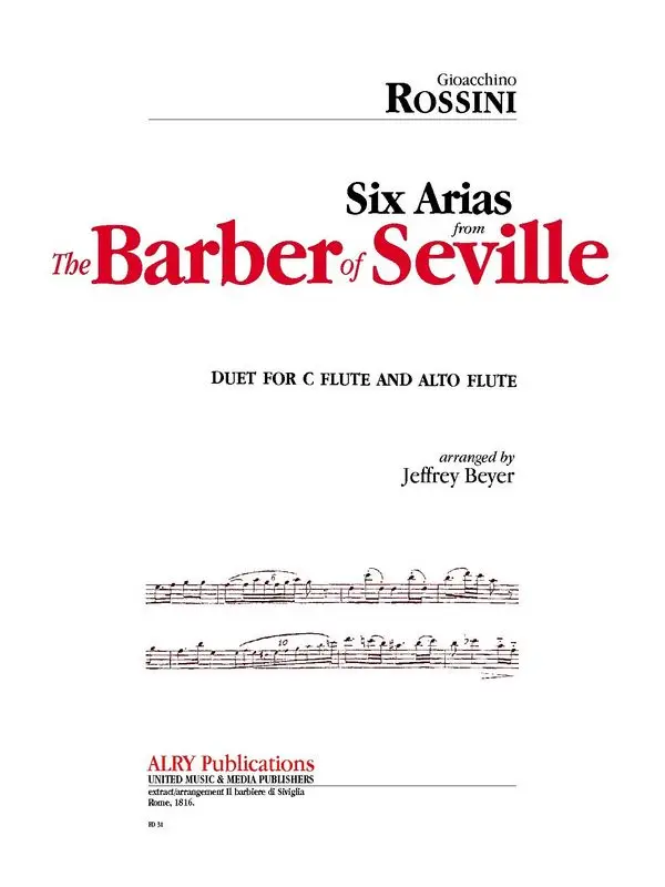 Saisonangebot Gioacchino Rossini, Six Arias from The Barber of Seville