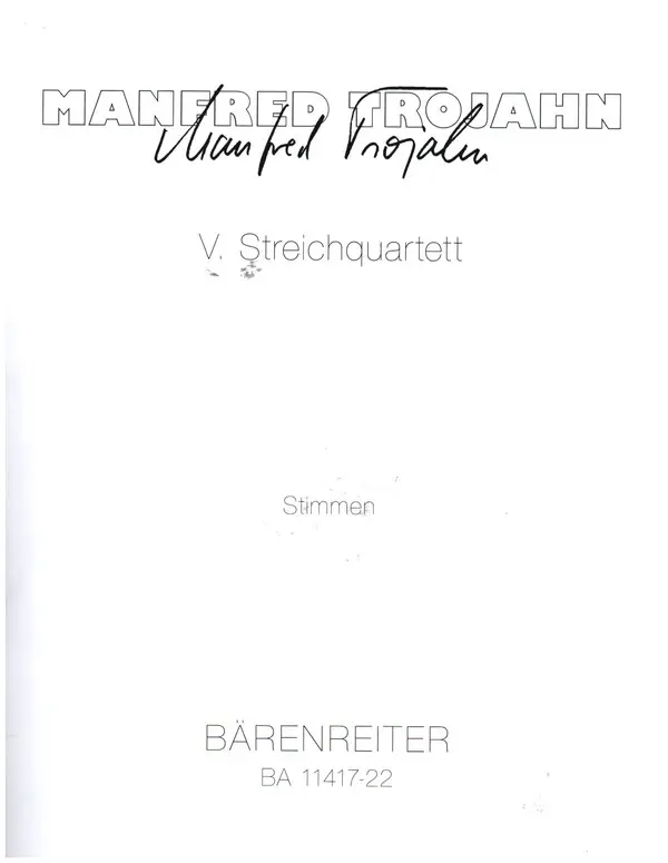 Zertifiziert V. Streichquartett