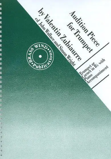 Zubiaurre, Zubiarre Audition Piece For Trumpet Neue Ware