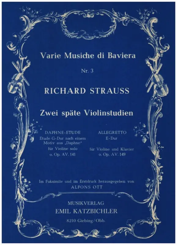 2 späte Violinstudien Schnäppchen