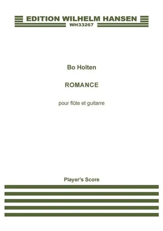 Bo Holten, Romance Pour Flute Et Guitarre Neuheit