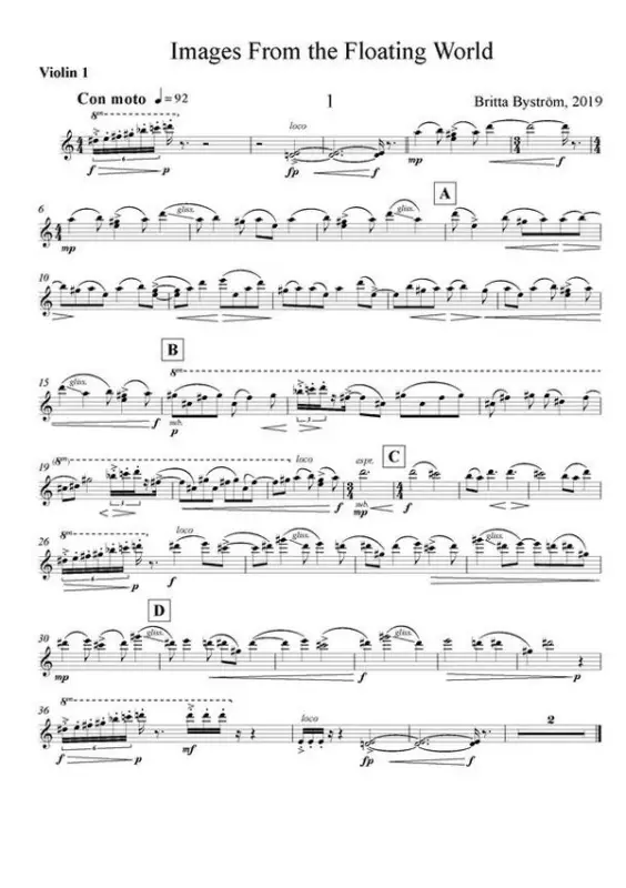 Sale Britta Byström, Images From The Floating World