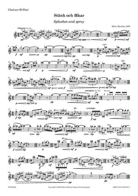 Britta Byström, Stänk Och Flikar - Splashes And Spray Finale Aktion