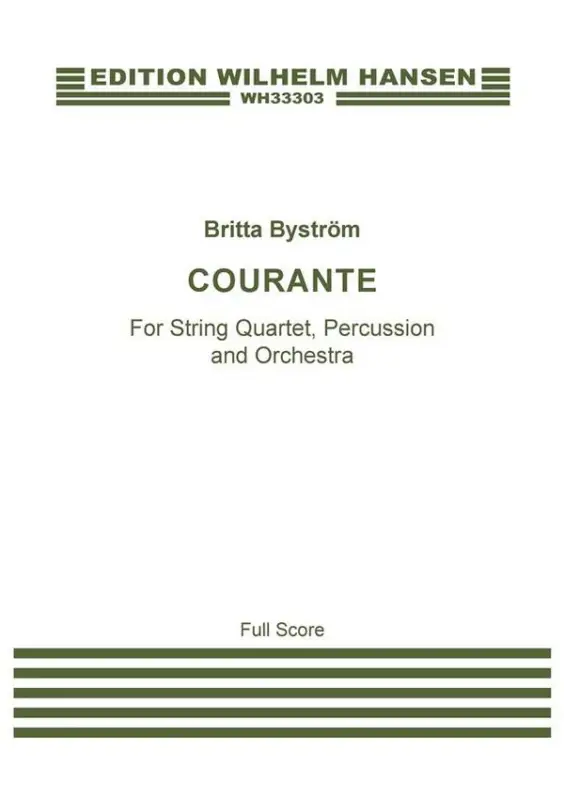 Britta Byström, Courante Jetzt Bestellen