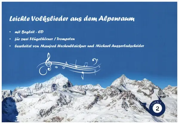 Markenprodukt Leichte Volkslieder aus dem Alpenraum Band 2 (+CD)