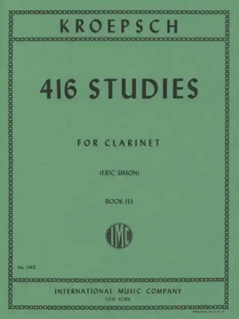 F. Kroepsch, 416 Studi Vol. 3 (Simon) Neue Ware