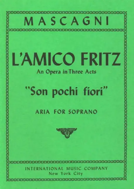 Jetzt Kaufen Pietro Mascagni, Aria - Son pochi fiori