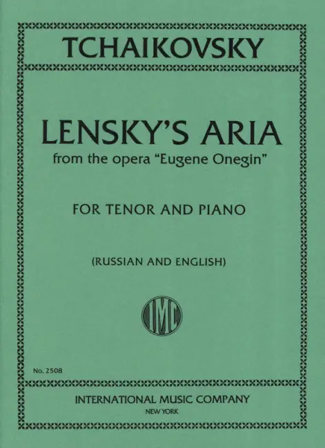 Mega-Angebot Lensky's Aria from the opera "Eugene Onegin"