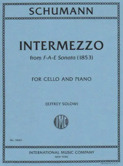 Robert Schumann, Intermezzo From F-A-E Sonata Geprüft