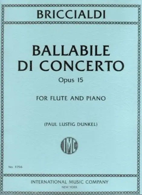 Neuheit Giulio Briccialdi, Ballabile Di Concerto