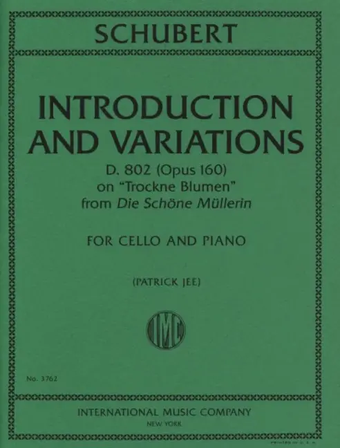 Preis Gesenkt Franz Schubert, Introduction and Variations