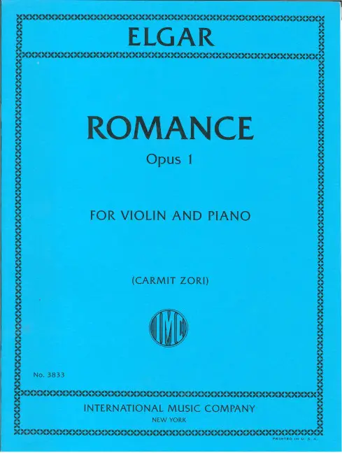 Nur Für Kurze Zeit Edward Elgar, Romance, Op. 1