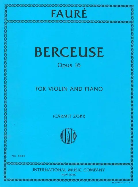 Gabriel Faure, Berceuse, Op. 16 Heißes Angebot