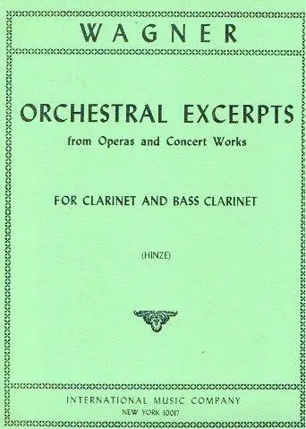 Solange Der Vorrat Reicht Richard Wagner, Orchestral Excerpts (Hinze)