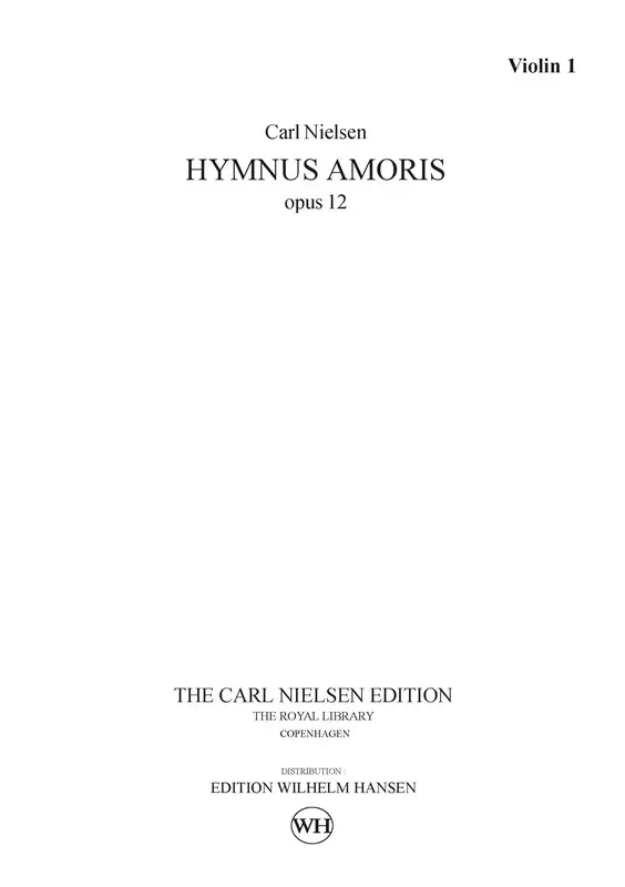 Carl Nielsen, Hymnus Amoris Op. 12 Angebot