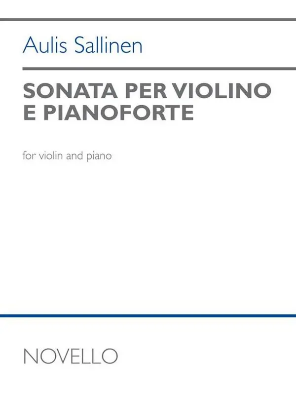 Aulis Sallinen, Sonata per Violino e Pianoforte Op.113 Markenprodukt