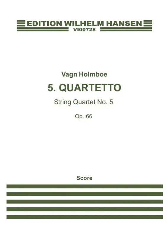 Vagn Holmboe, String Quartet No.5 Sonderangebot