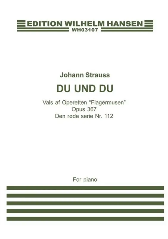 Sonderangebot Johann Strauss Jr., Du Und Du Op.367
