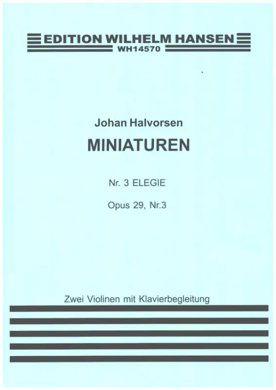Angebot Minitauren op.29 Nr.3 'Elegie'
