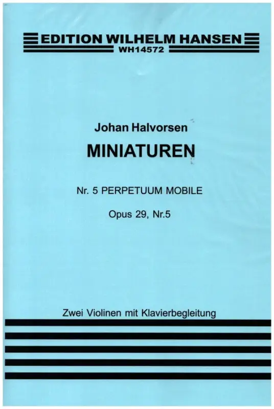 Sichere Zahlung Miniaturen op.29 Nr.5 'Perpetuum Mobile'