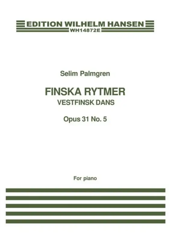Selim Palmgren, Vestfinsk Dans (Finska Rytmer Op.31 No.5) Solange Der Vorrat Reicht