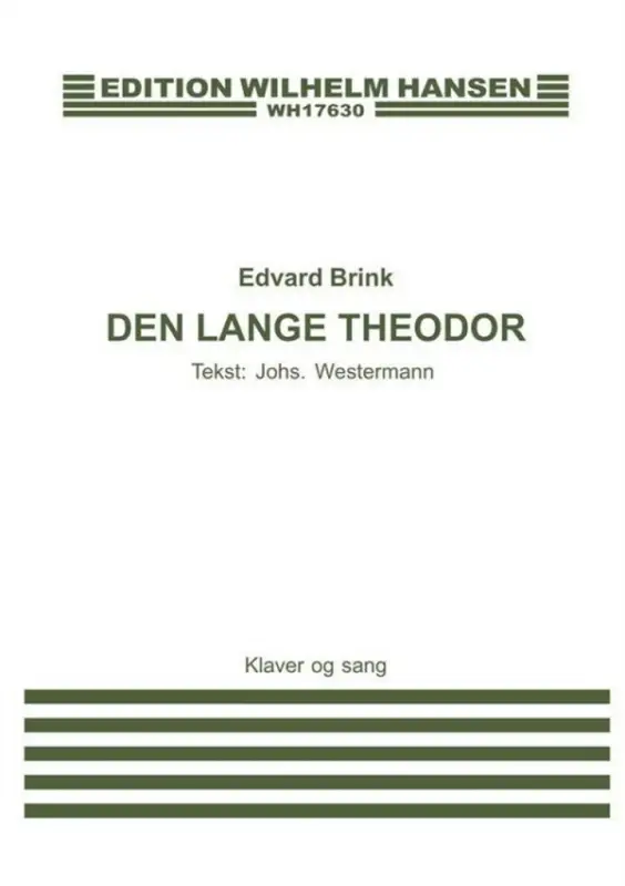 Versand Am Gleichen Tag Edvard Brink, Den Lange Theodor