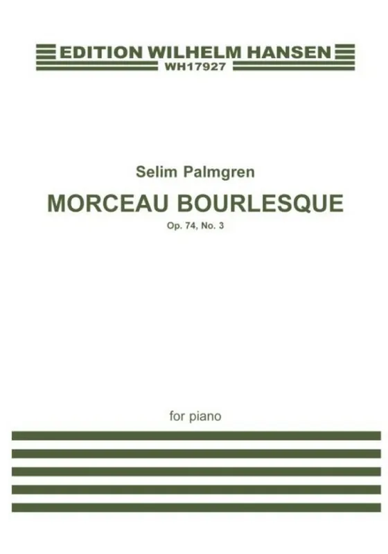 Selim Palmgren, Morceau Bourlesque Op. 74 No. 3 Preiswert