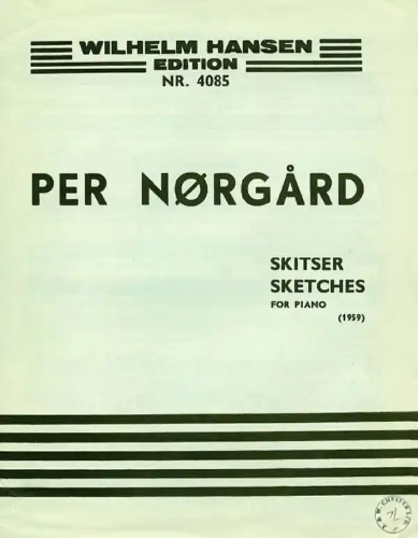 Sonderaktion Per Nörgård, Sketches For Piano Op.25a