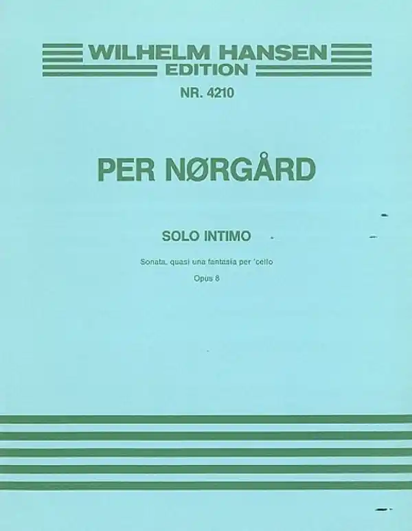 Top-Angebot Per Nörgård, Solo Intimo Op.8