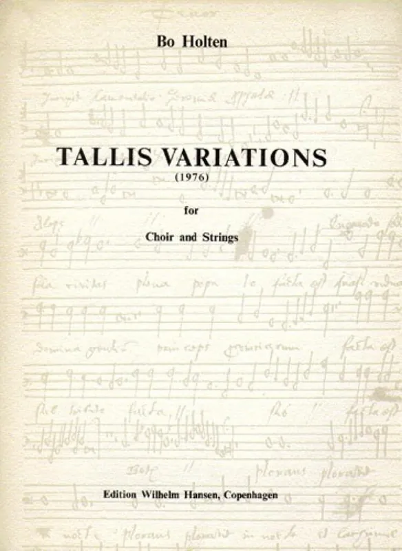 Bo Holten, Tallis Variations Jetzt Kaufen