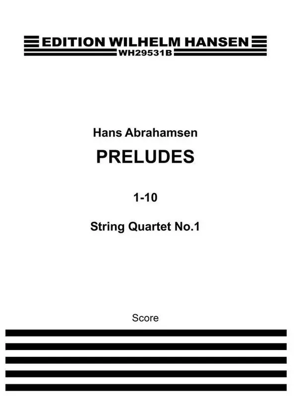 String Quartet No.1 'Preludes 1-10' Schneller Versand
