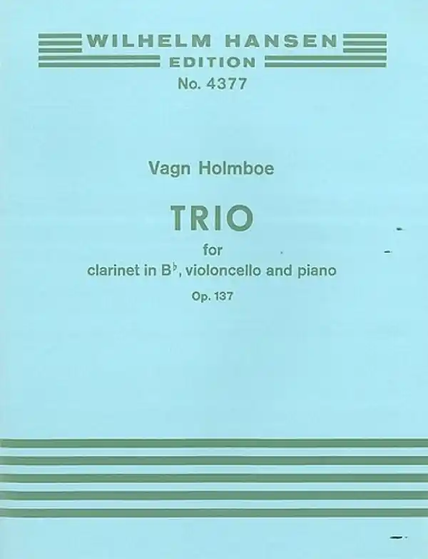 Vagn Holmboe, Trio Op. 137 Kostenloser Versand